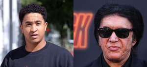 Brandon Armstong (left) Gene Smmons (right)