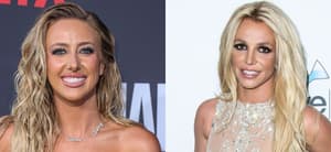 Brittany Mahomes (left) Britney Spears (right)