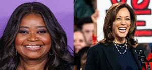 Ocatvia Spencer (left) Kamala Harris (right)