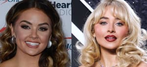 Susie Evans (left) Sabrina Carpenter (right)