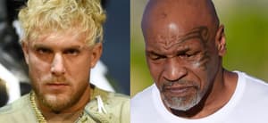 Jake Paul, Mike Tyson photo collage