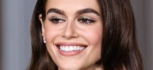 Kaia Gerber close up