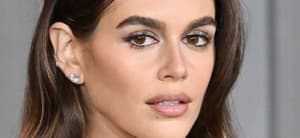 Kaia Gerber close up