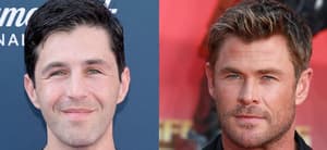 Josh Peck (left) Chris Hemsworth (right)