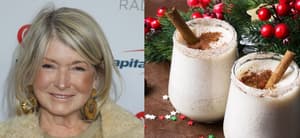 Martha Stewart (left) Egg Nog (right)