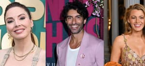 Whitney Cummings, Justin Baldoni, Blake Lively collage