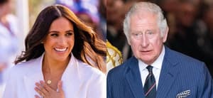 Meghan Markle, King Charles photo collage