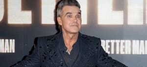 Robbie Williams at 'Better Man' premiere.