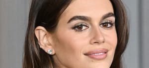 Kaia Gerber close up