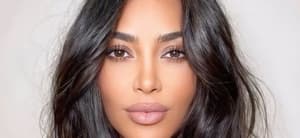 Kim Kardashian close up