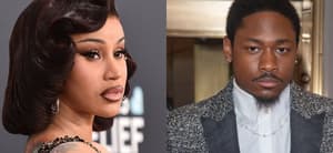 Cardi B (left) Stefon Diggs (right)