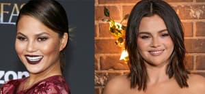 Chrissy Teigen (left) Selena Gomez (right)