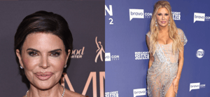 Lisa Rinna and Brandi Glanville posing on the red carpet.