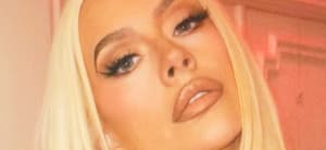 Christina Aguilera close up