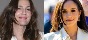 Drew Barrymore, Meghan Markle photo collage