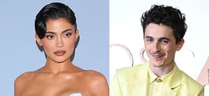 Kylie Jenner, Timothee Chalamate photo collage