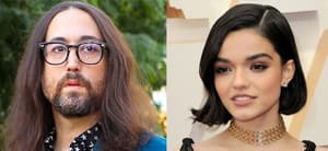Sean Ono Lennon, Rachel Zegler photo collage