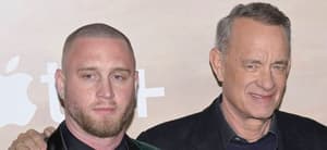 Tom Hanks and Chet Hanks at 'Masters Of The Air' Series Premiere Los Angeles