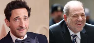 Adrien Brody and Harvey Weinstein