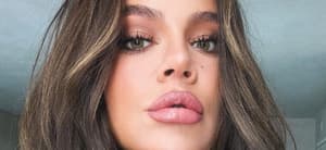 Khloe Kardashian close up