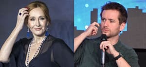 J.K. Rowling, Sean Biggerstaff photo collage