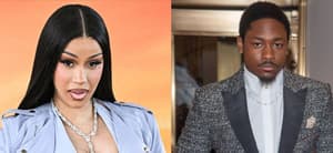 Cardi B (left) Stefon Diggs (right)
