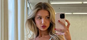 Gabby Epstein takes mirror selfie