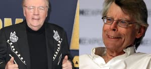 James Patterson (left) Stephen King (right)