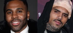 Jason Derulo (left) Chris Brown (right)