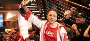 Joey Chestnut at Raising Cane's