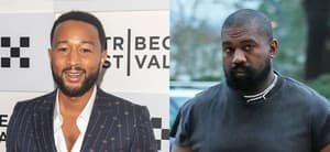 John Legend, Kanye West photo collage
