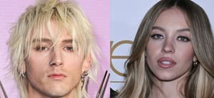 Machine Gun Kelly (left) Megan Fox (right)