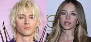 Machine Gun Kelly (left) Megan Fox (right)