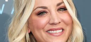 Kaley Cuoco close up