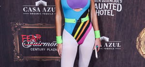 CENTURY CITY, LOS ANGELES, CALIFORNIA, USA - NOVEMBER 01: Darren Dzienciol's Haunted Hotel Halloween Party 2024 presented by UTOPIA and Casa Azul Organic Tequila held at the Fairmont Century Plaza on November 1, 2024 in Century City, Los Angeles, California, United States. 02 Nov 2024 Pictured: Veronika Rajek. Photo credit: Xavier Collin/Image Press Agency/MEGA TheMegaAgency.com +1 888 505 6342 (Mega Agency TagID: MEGA1223782_059.jpg) [Photo via Mega Agency]