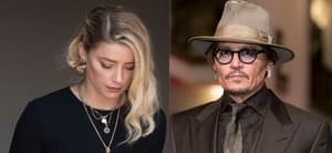 Amber Heard, Johnny Depp photo collage