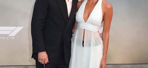 Brad Pitt and Ines de Ramon at F1 The Movie World Premiere