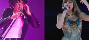 Matty Healy (left) Taylor Swift (right)