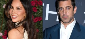 Olivia Munn (left) Aaron Rodgers (right)