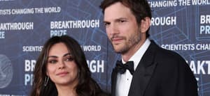 Ashton Kutcher and Mila Kunis on the red carpet