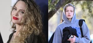 Angelina Jolie, Shiloh Jolie photo collage