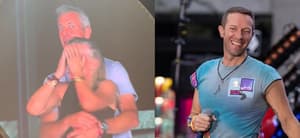 CEO of Astronomer and his HR Chief, Coldplay Photo collage