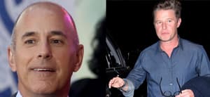 Photo collage of Matt Lauer and Billy Bush.