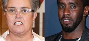 Rosie O'Donnell (left) Diddy (right)