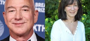collage of Jeff Bezos and his mom