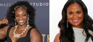 Photo collage of Laila Ali and Claressa Shields.