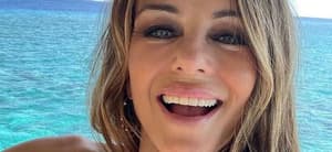 Elizabeth Hurley smiling