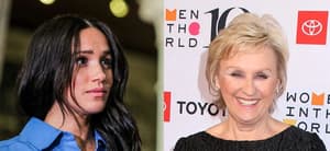 Meghan Markle, Tina Brown photo collage
