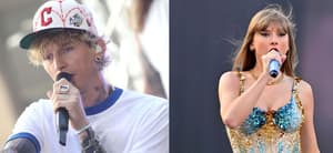 MGK (left) Taylor Swift (right)