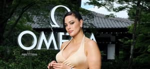 Ashley Graham posing